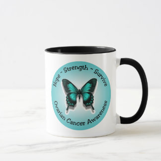 Ovarian cancer awareness mug