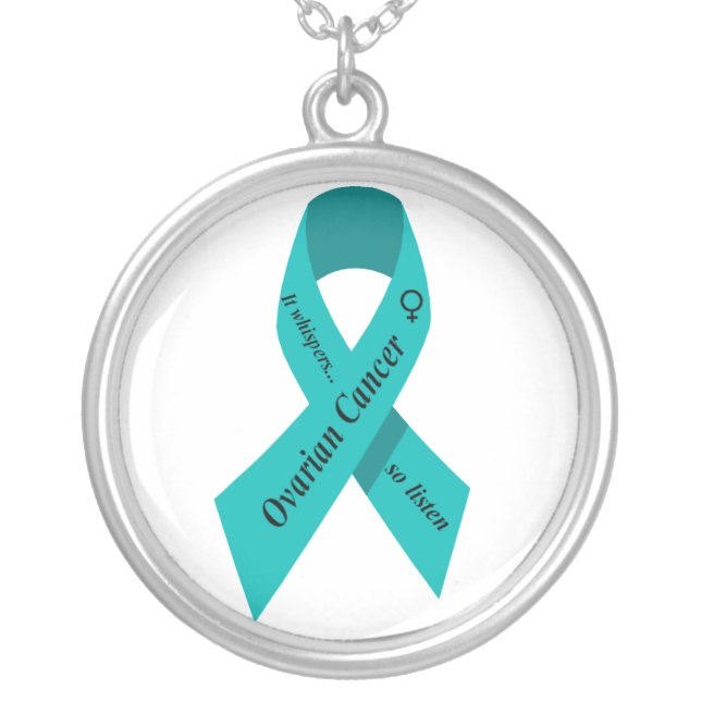 Ovarian Cancer Awareness Necklace (Front)