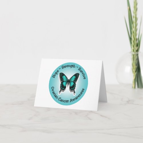 Ovarian cancer awareness notecard