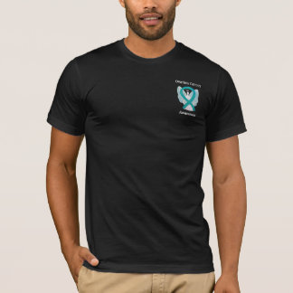 Ovarian Cancer Awareness Ribbon Angel Shirt