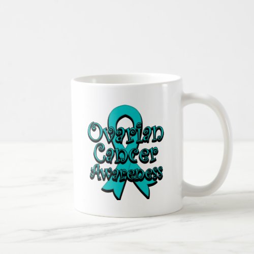 Ovarian Cancer Awareness Ribbon Coffee Mug