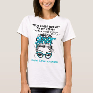 Ovarian Cancer Awareness Ribbon Support Gifts T-Shirt