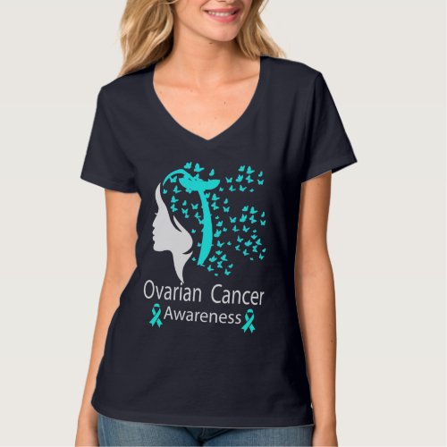 Ovarian Cancer AwarenessSupport  T_Shirt
