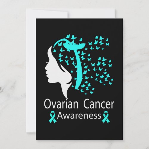 Ovarian Cancer Awareness Teal Ribbon Save The Date