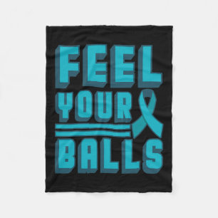 Ovarian Cancer Awareness World Cancer Day Feel You Fleece Blanket