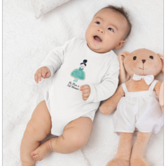 Ovarian Cancer Baby Bodysuit