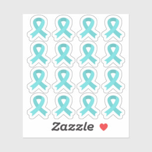 Ovarian Cancer Blue Awareness Ribbon Bujo Planner Sticker