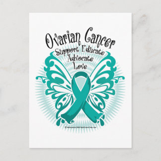 Ovarian Cancer Butterfly 3 Postcard