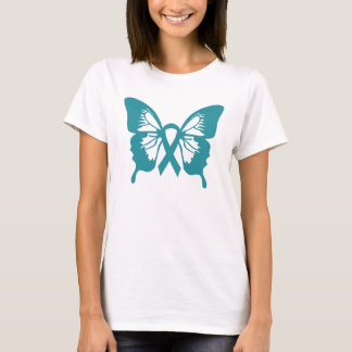 Ovarian Cancer Butterfly t-shirt