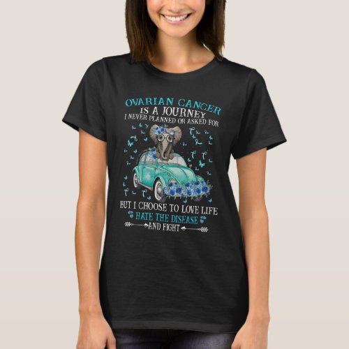 Ovarian cancer Cancer survivor warrior T_Shirt