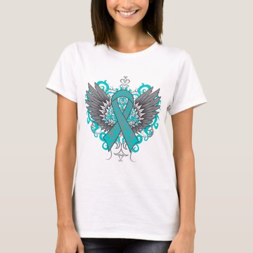 Ovarian Cancer Cool Wings T_Shirt