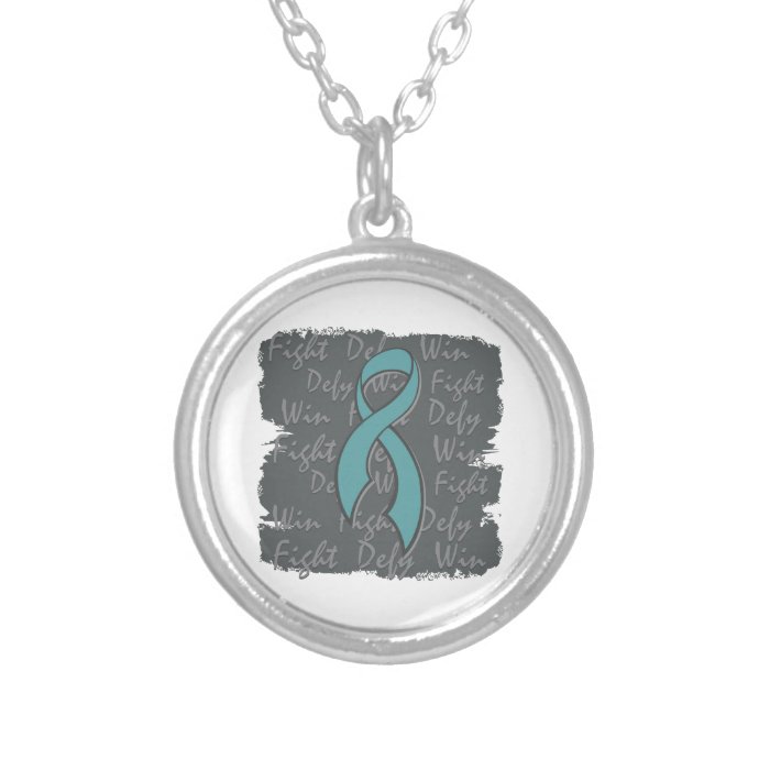 Ovarian Cancer Fight Defy Win Necklaces