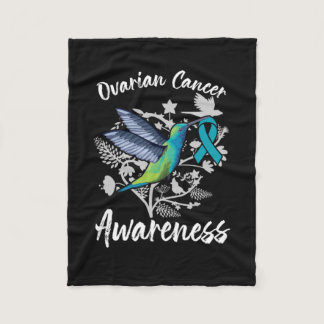 Ovarian Cancer Fighter Free From Ovarian Cancer Fleece Blanket