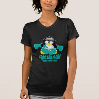 Ovarian Cancer Fighting Penguin T-Shirt
