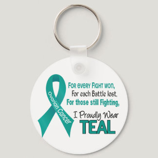 Ovarian Cancer For Every…..I Proudly Wear Teal 1 Keychain