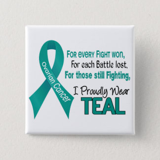 Ovarian Cancer For Every…..I Proudly Wear Teal 1 Pinback Button