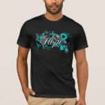 Ovarian Cancer Garden Ribbon T-Shirt