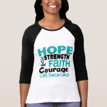 Ovarian Cancer HOPE 3 T-Shirt