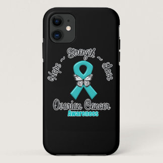 Ovarian Cancer Hope Strength Love iPhone 11 Case