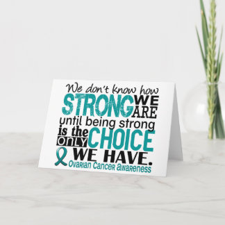 Ovarian Cancer How Strong We Are Card