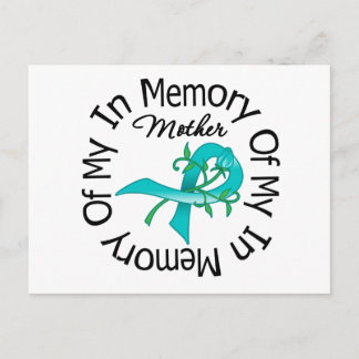 Ovarian Cancer In Memory of My Mother Postcard