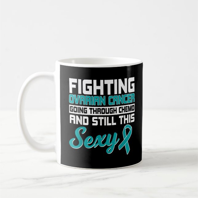 Ovarian Cancer Inspiring Women Mother's Day 59 Coffee Mug (Left)