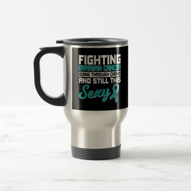 Ovarian Cancer Inspiring Women Mother's Day 59 Travel Mug (Left)