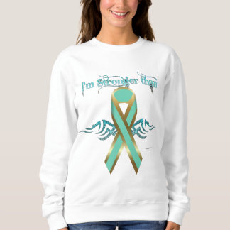 Ovarian Cancer Ladies Sweatshirt