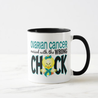 Ovarian Cancer Messed With The Wrong Chick Mug