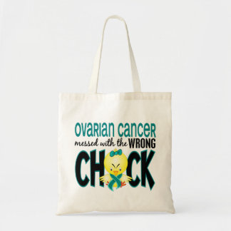 Ovarian Cancer Messed With The Wrong Chick Tote Bag