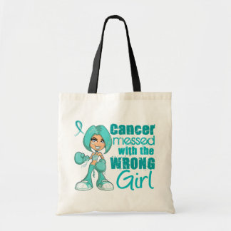 Ovarian Cancer Messed With Wrong Girl.png Tote Bag
