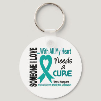 Ovarian Cancer Needs A Cure 3 Keychain