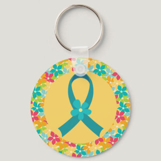 Ovarian Cancer or PCOS Awareness Gift Keychain