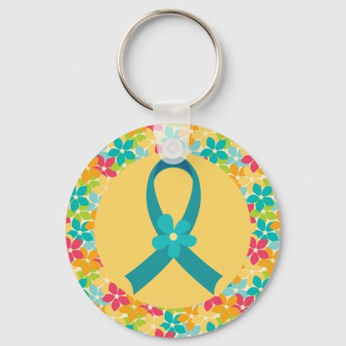 Ovarian Cancer or PCOS Awareness Gift Keychain