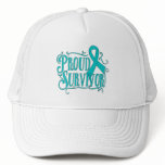 Ovarian Cancer Proud Survivor Trucker Hat