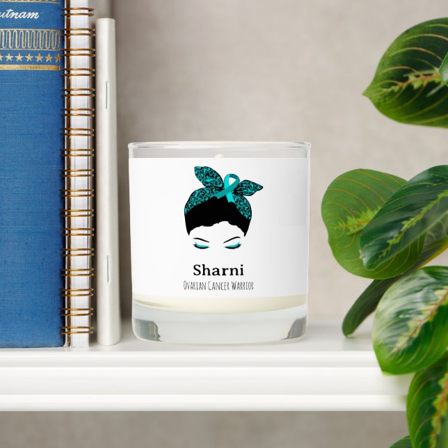 Ovarian Cancer Scented Candle (Shelf)