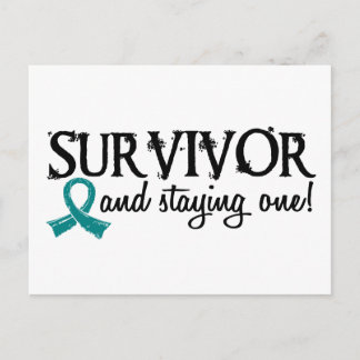 Ovarian Cancer Survivor 18 Postcard