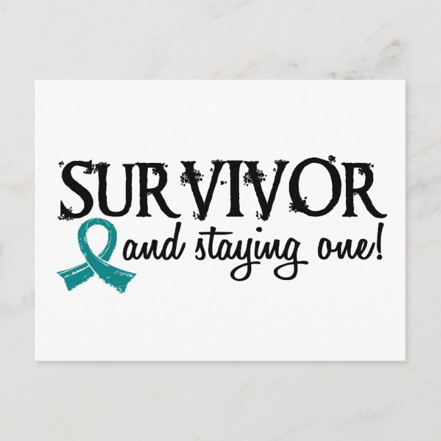 Ovarian Cancer Survivor 18 Postcard (Front)