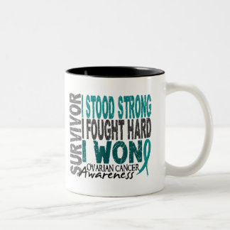Ovarian Cancer Survivor 4 Two-Tone Coffee Mug