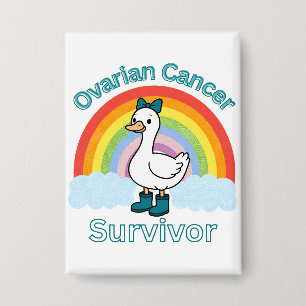 Ovarian Cancer Survivor Button