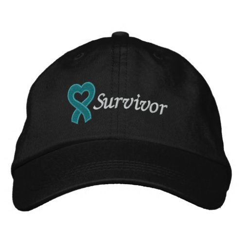 Ovarian Cancer Survivor Embroidered Baseball Hat