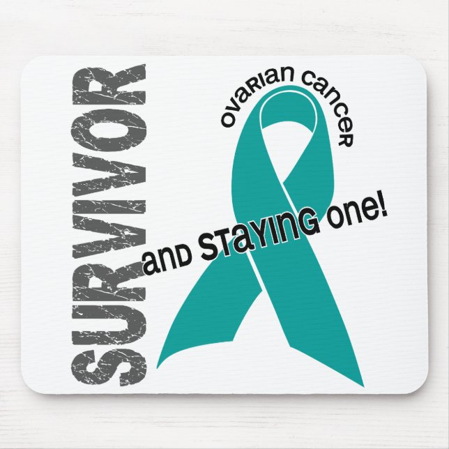 Ovarian Cancer Survivor Mouse Pad (Front)