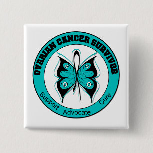 OVARIAN CANCER SURVIVOR T-Shirts Button