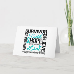Ovarian Cancer Survivors Motto Card