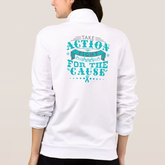 Ovarian Cancer Take Action Fight For The Cause Shirt