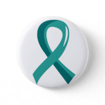 Ovarian Cancer Teal Ribbon 3 Button