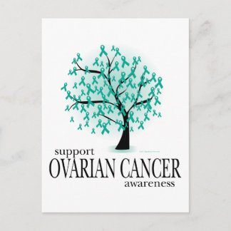 Ovarian Cancer Tree Postcard