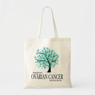Ovarian Cancer Tree Tote Bag