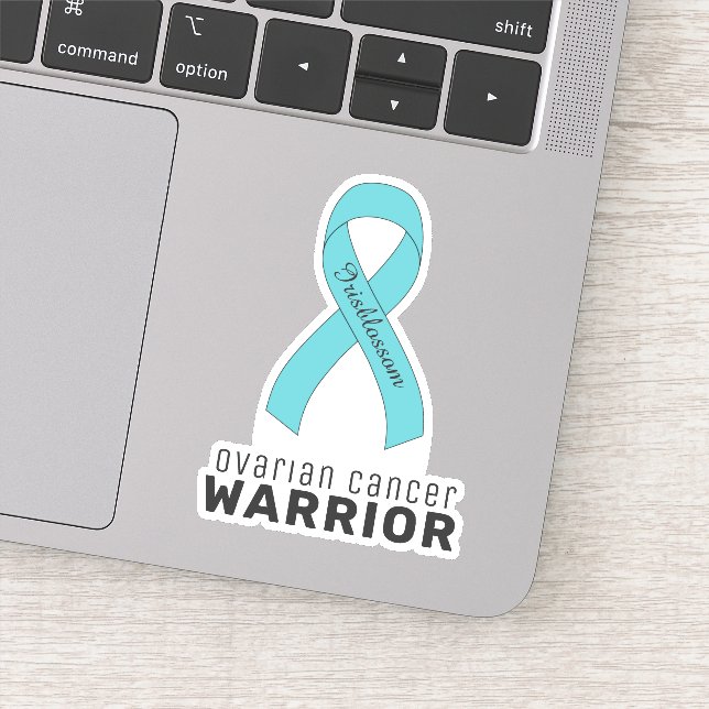 Ovarian Cancer Vinyl Sticker (Detail)