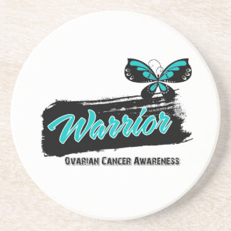 Ovarian Cancer Warrior Butterfly Coaster